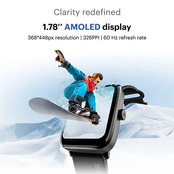 Noise ColorFit Pro 4 Alpha Bluetooth Calling Smart Watch with 1.78 AMOLED Display - Rose Pink - Rose Pink