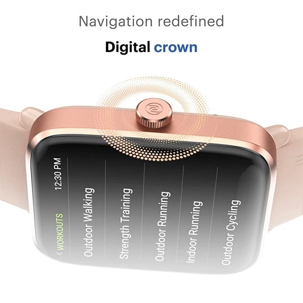 Noise ColorFit Pro 4 Alpha Bluetooth Calling Smart Watch with 1.78 AMOLED Display - Rose Pink - Rose Pink