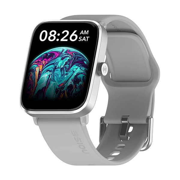 Noise ColorFit Pro 4 Alpha Bluetooth Calling Smart Watch with 1.78 AMOLED Display - Silver Grey - Silver Grey