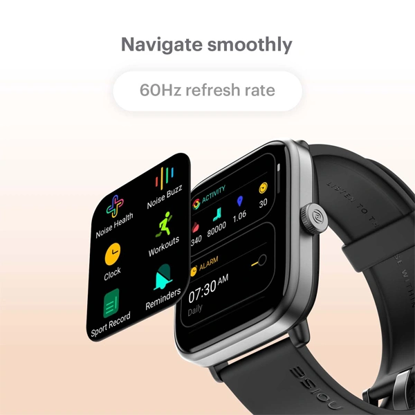 Noise ColorFit Pro 4 Smart Watch - Deep Wine - Deep Wine
