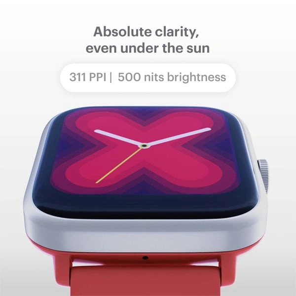 Noise ColorFit Pro 4 Smart Watch - Deep Wine - Deep Wine
