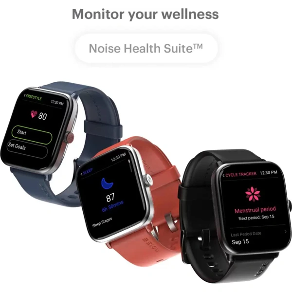 Noise ColorFit Pro 4 Smart Watch - Black - Black