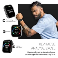 Noise ColorFit Pro 5 Max 1.96" AMOLED Display Smart Watch - Elite Black - Elite Black
