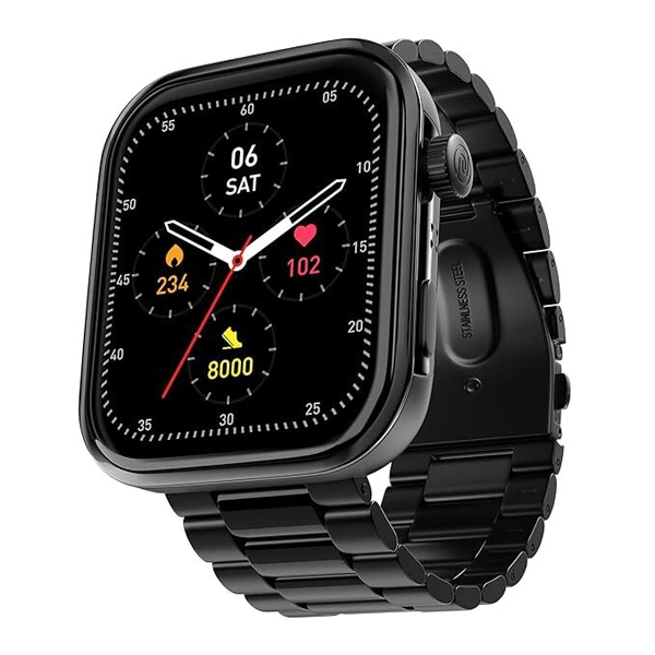 Noise ColorFit Pro 5 Max 1.96" AMOLED Display Smart Watch - Elite Black - Elite Black