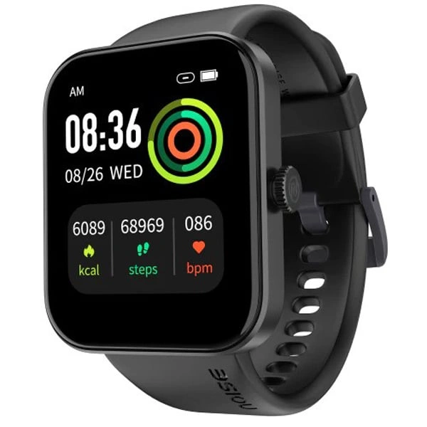 Noise ColorFit Pulse Grand Smart Watch with 1.69"(4.29cm) HD Display - Jet Black - Jet Black
