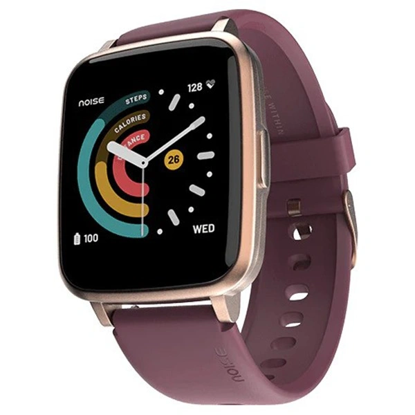 Noise ColorFit Pulse Smartwatch with 3.56 cm (1.4") Full Touch Screen Display - Deep Wine - Deep Wine