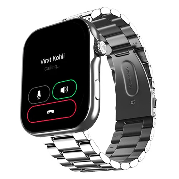 Noise ColorFit Vision 3 Smartwatch - Glossy Silver - Glossy Silver