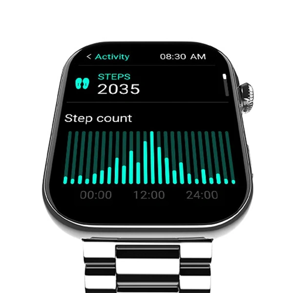 Noise ColorFit Vision 3 Smartwatch - Glossy Silver - Glossy Silver