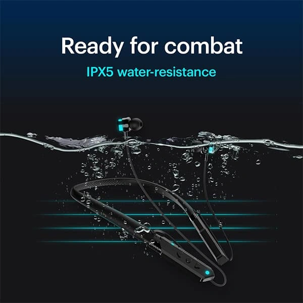 Noise Combat ENC with Dual mic Bluetooth Neckband