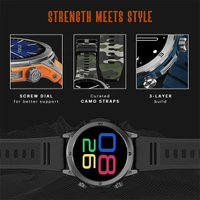 Noise Endeavour Rugged Design 1.46 AMOLED Display Smart Watch - Fiery Orange - Fiery Orange