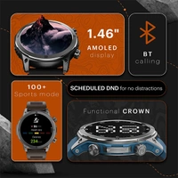 Noise Endeavour Rugged Design 1.46 AMOLED Display Smart Watch - Fiery Orange - Fiery Orange