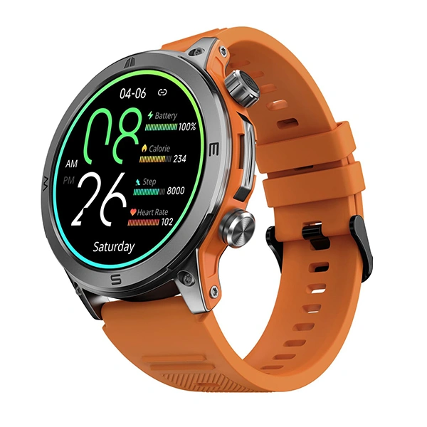 Noise Endeavour Rugged Design 1.46 AMOLED Display Smart Watch - Fiery Orange - Fiery Orange