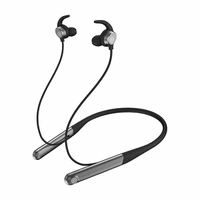 Noise Flair Bluetooth Neckband Earphone - Carbon Black - Carbon Black