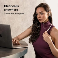 Noise Flair Bluetooth Neckband Earphone - Carbon Black - Carbon Black