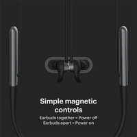 Noise Flair Bluetooth Neckband Earphone - Carbon Black - Carbon Black