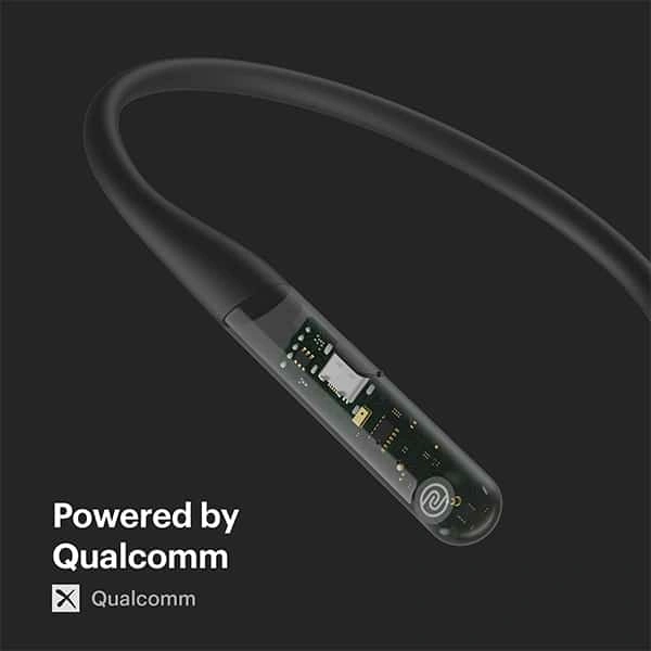 Noise Flair Bluetooth Neckband Earphone - Carbon Black - Carbon Black