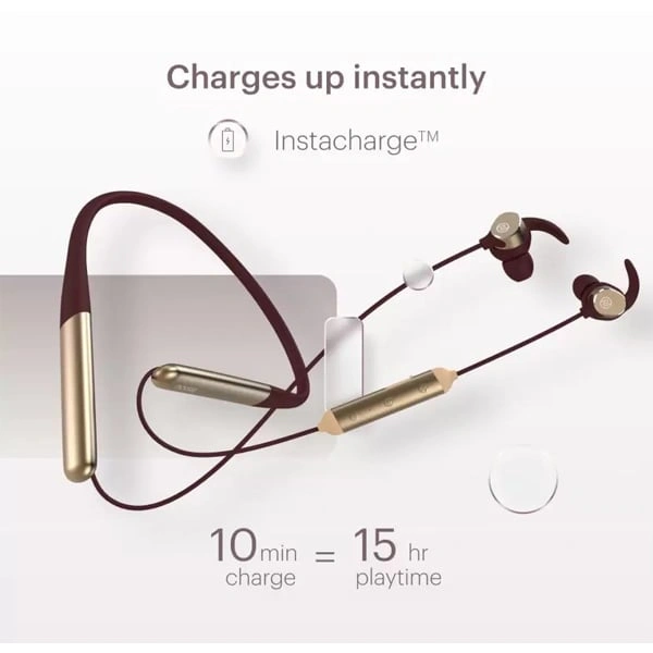 Noise Flair XL Bluetooth Wireless Neckband - Red - Red