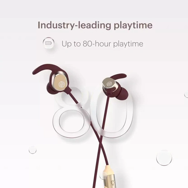 Noise Flair XL Bluetooth Wireless Neckband - Red - Red