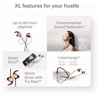 Noise Flair XL Bluetooth Wireless Neckband - Red - Red
