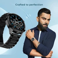 Noise Mettalix 1.4" HD Display with Metallic Straps Smart Watch - Elite Silver - Elite Silver