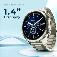 Noise Mettalix 1.4" HD Display with Metallic Straps Smart Watch - Elite Silver - Elite Silver