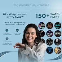 Noise Mettalix 1.4" HD Display with Metallic Straps Smart Watch - Elite Silver - Elite Silver
