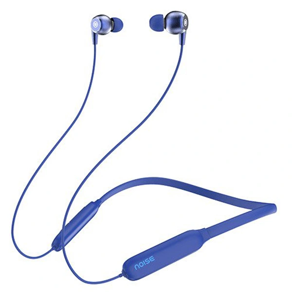 Noise Nerve Neckband with 25 Hours of Playtime - Blue - Blue