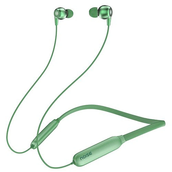 Noise Nerve Neckband with 25 Hours of Playtime - Green - Green