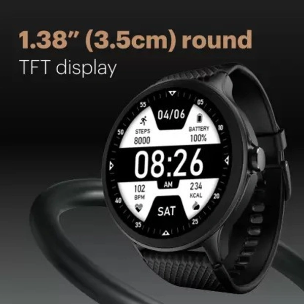 Noise NoiseFit Curve BT Calling Smartwatch - Silver Grey - Silver Grey