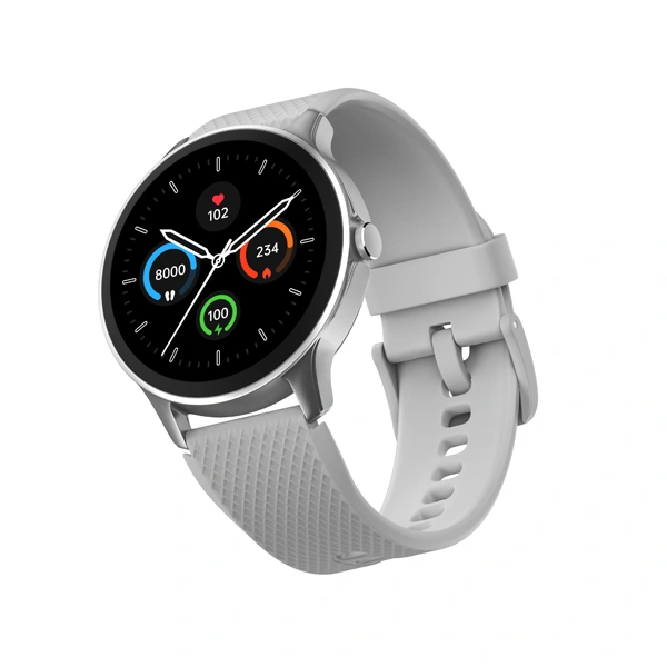 Noise NoiseFit Curve BT Calling Smartwatch - Silver Grey - Silver Grey