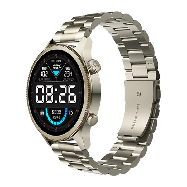Noise NoiseFit Evolve 4 Smartwatch - Elite Nickel Steel - Elite Nickel Steel