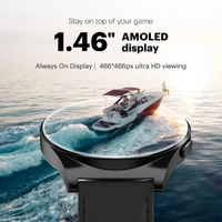 Noise Nova 1.46" AMOLED Display with in-Built Bluetooth Calling Smart Watch - Classic Black - Classic Black
