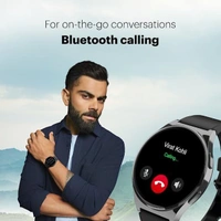 Noise Nova 1.46" AMOLED Display with in-Built Bluetooth Calling Smart Watch - Classic Black - Classic Black