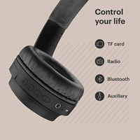Noise One Wireless Bluetooth Headphone (Soft Black)