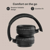 Noise One Wireless Bluetooth Headphone (Soft Black)