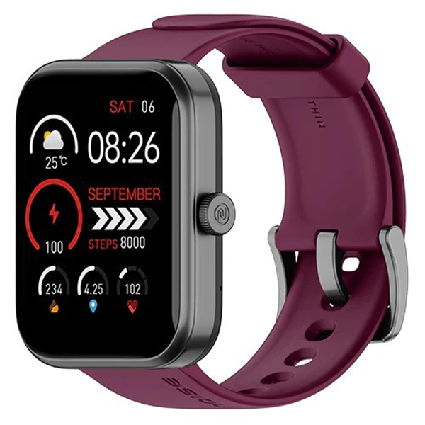 Noise Pulse 2 Max Bluetooth Calling Smart Watch - Deep Wine - Deep Wine