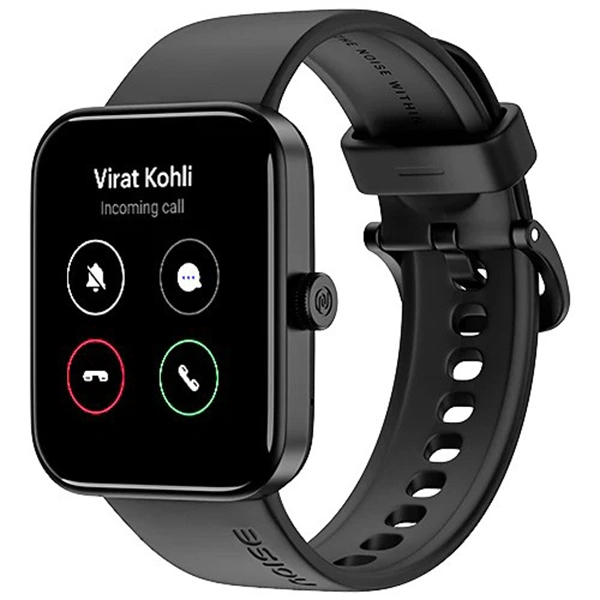 Noise Pulse Go Buzz Smart Watch with Advanced Bluetooth Calling - Jet Black - Jet Black