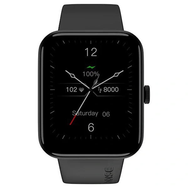 Noise Pulse Go Buzz Smart Watch with Advanced Bluetooth Calling - Jet Black - Jet Black