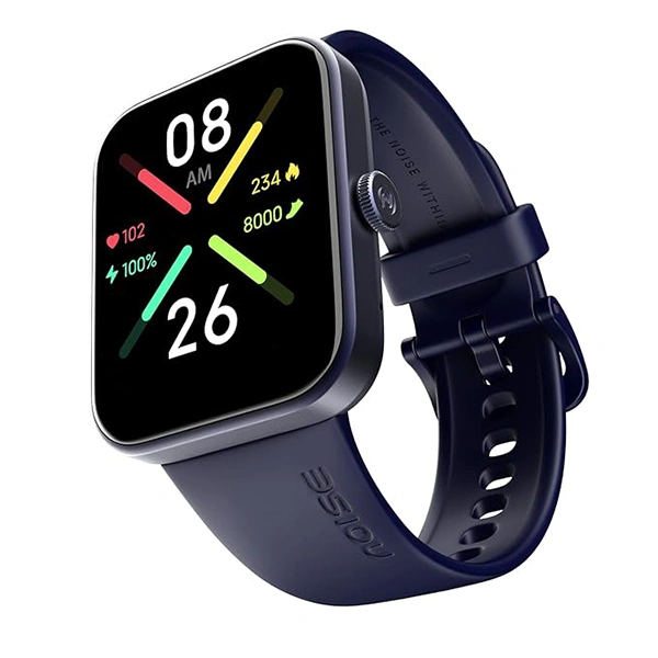 Noise Pulse Go Buzz Smart Watch with Advanced Bluetooth Calling - Midnight Blue - Midnight Blue