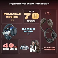 Noise Three Wireless Headphone with 70 Hours Playtime - Space Blue - Space Blue