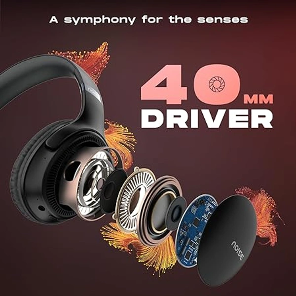 Noise Three Wireless Headphone with 70 Hours Playtime - Space Blue - Space Blue