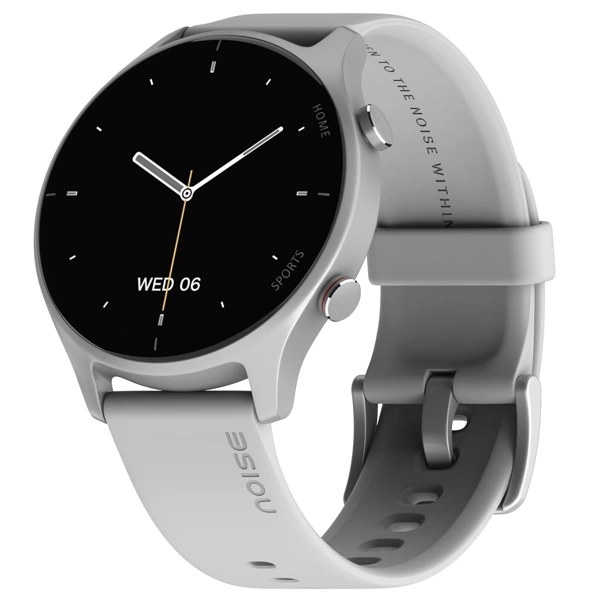 Noise Twist Bluetooth Calling Smartwatch - Silver Grey - Silver Grey