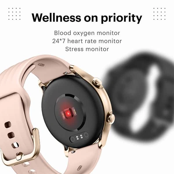 NoiseFit Agile Smartwatch with Coloured Bezels - Robust Black - Robust Black