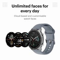NoiseFit Agile Smartwatch with Coloured Bezels - Robust Black - Robust Black