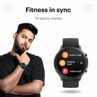 NoiseFit Agile Smartwatch with Coloured Bezels - Robust Black - Robust Black