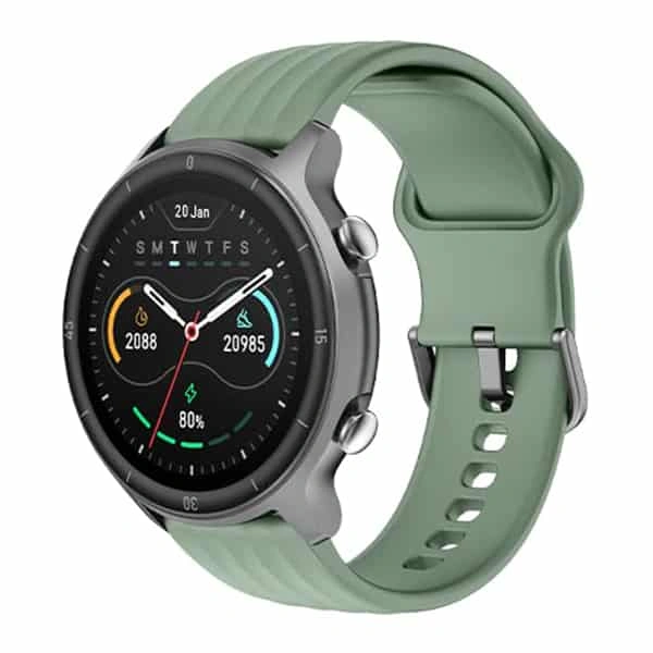 NoiseFit Agile Smartwatch with Coloured Bezels - Soft Green - Soft Green