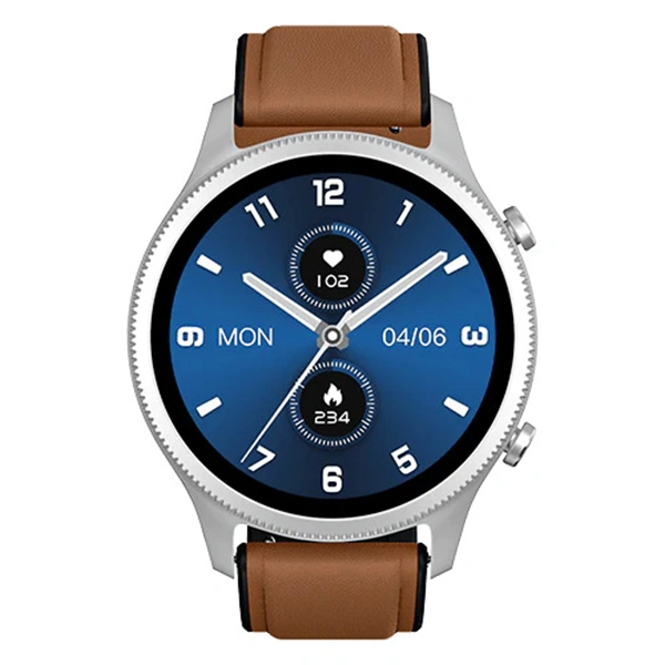 NoiseFit Halo 1.43" AMOLED Display Bluetooth Calling Round Dial Smart Watch - Classic Black - Classic Black