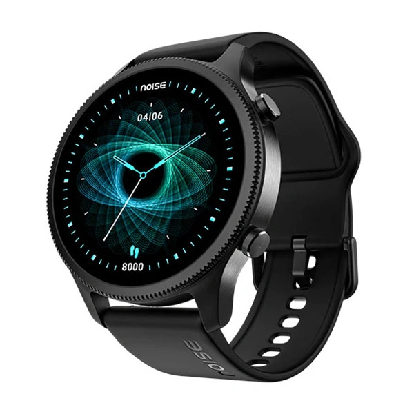 NoiseFit Halo 1.43" AMOLED Display Bluetooth Calling Round Dial Smart Watch - Classic Black - Classic Black
