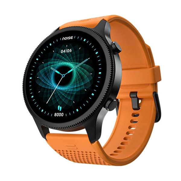 NoiseFit Halo 1.43" AMOLED Display Bluetooth Calling Round Dial Smart Watch - Fiery Orange - Fiery Orange