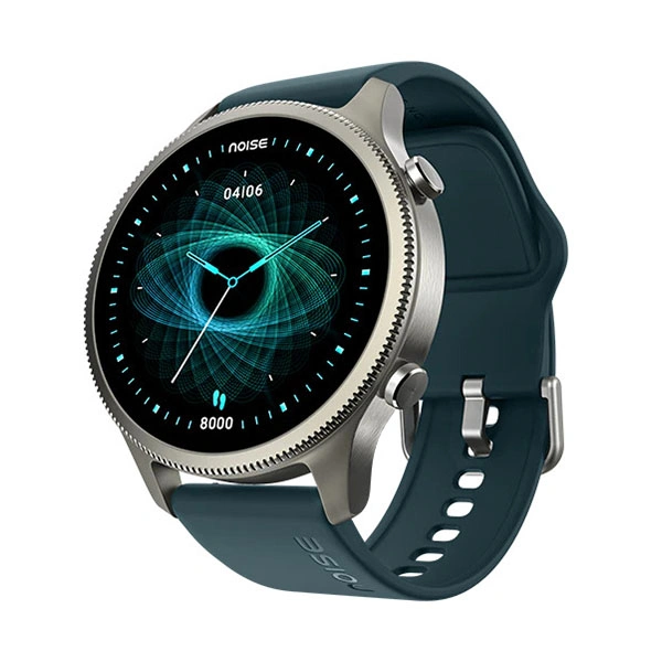 NoiseFit Halo 1.43" AMOLED Display Bluetooth Calling Round Dial Smart Watch - Forest Green - Forest Green